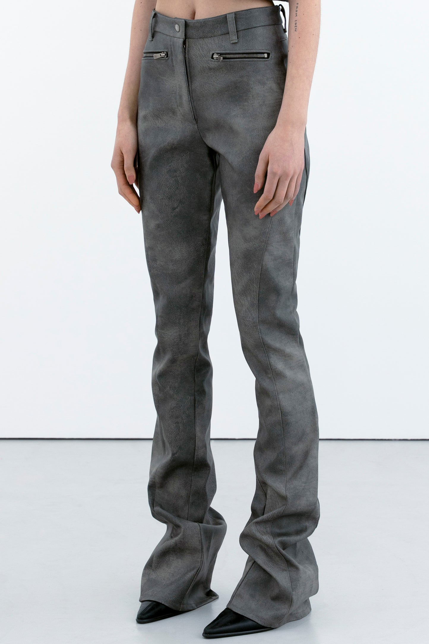 ZIPPER LONG PANTS